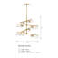 Lustre linéaire moderne Spoutnik Kulthum Light-1321051220