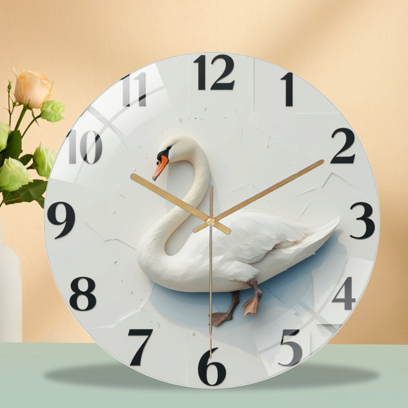 Horloge murale Swan