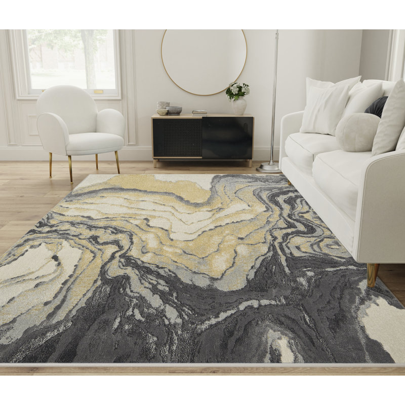 Milania Abstract Indoor Rug, Runner 2'10" x 7'10"