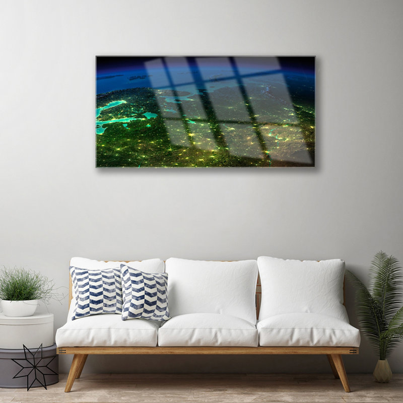 Art Abstract - No Frame Print on Glass