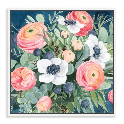 «Anemone Posy II» par Popp Grace - reproduction encadrée sur toile