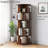 Ulric 5-Tier 360° Rotating Display Bookcase Tower