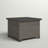 Romford Square Metal Outdoor Side Table