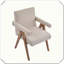 Fauteuil de salle à manger Poppy-2136185886