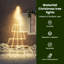  LED Christmas Tree with Ground Spikes 300 cm Metal-239575922