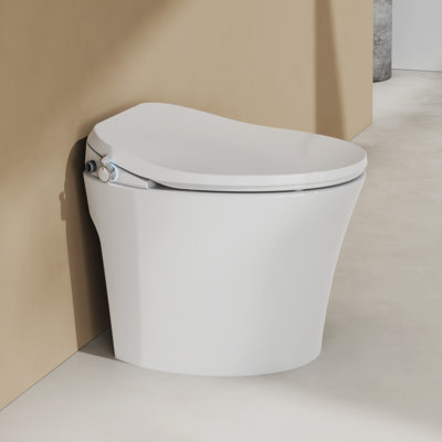 Siège et couvercle de toilette allongés