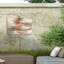 Décoration murale d'extérieur orange Aalish Golden Dust Crop-1057796106