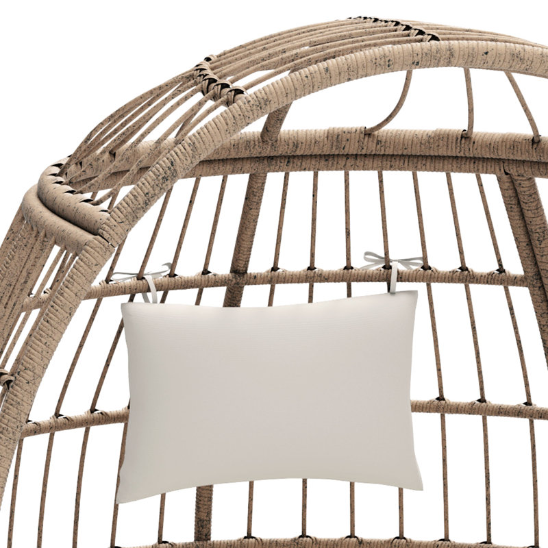Chaise d'extérieur avec support Febe, Beige