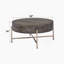 Table basse brun clair et champagne