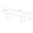 Brown Rectangular Solid Wood Dining Table-134075883
