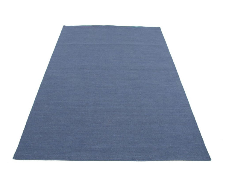 Solid Colour Cotton Hand Woven Area Rug