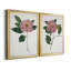 Pressed Camellia I - ensemble de 2 reproductions d'art sur toile encadrées-6273065-6273064