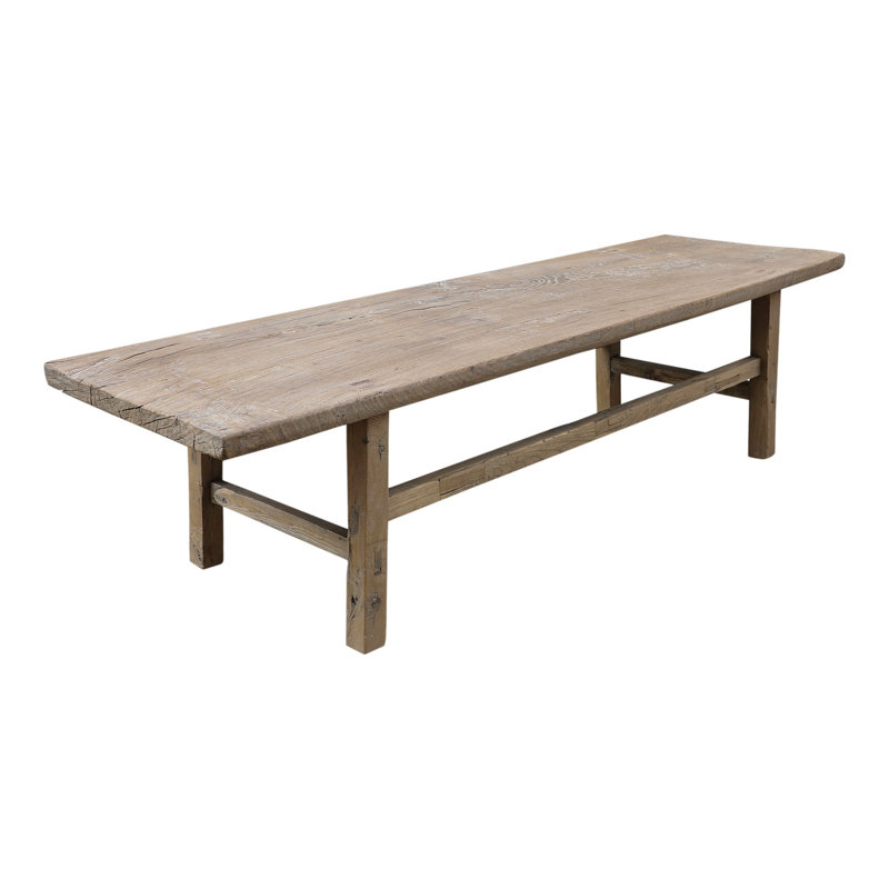 Solid Wood Coffee Table, 18" H x 69" L x 33" W