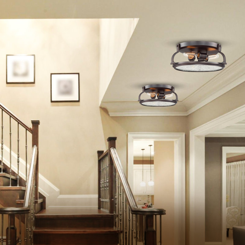 Harley Glass Flush Mount