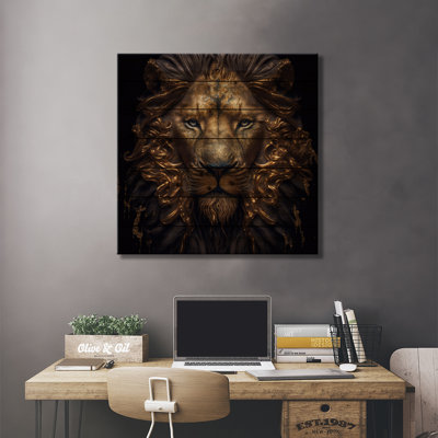 " Golden Pride Lion " by Spacescapes