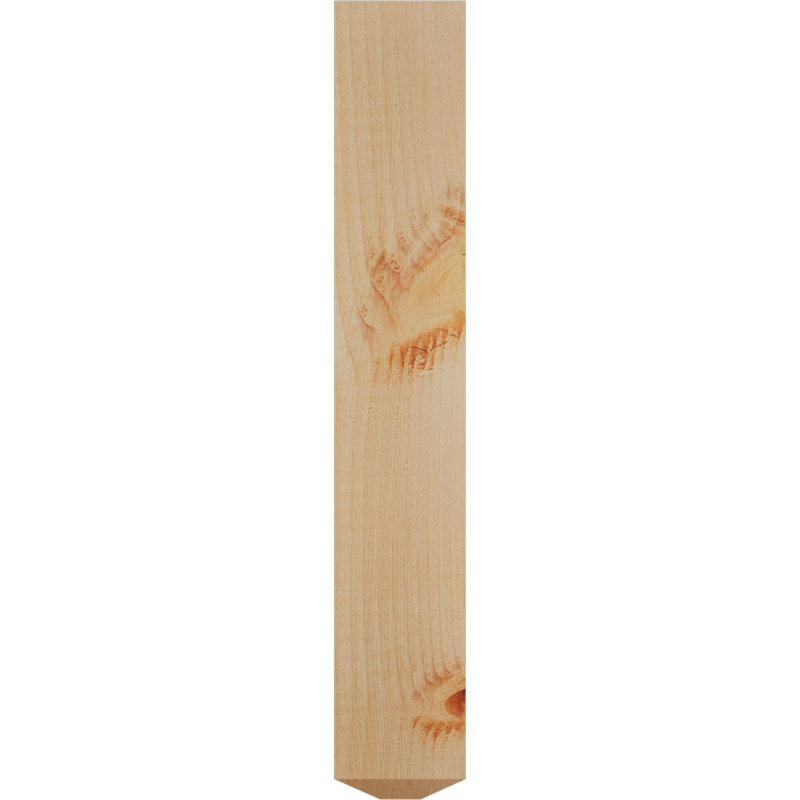 Support de fer simple de 2 po d'épaisseur Tristan, Sapin de Douglas l 3 1/2 po x T 4 po (lisse), H 23 po x P 20 po