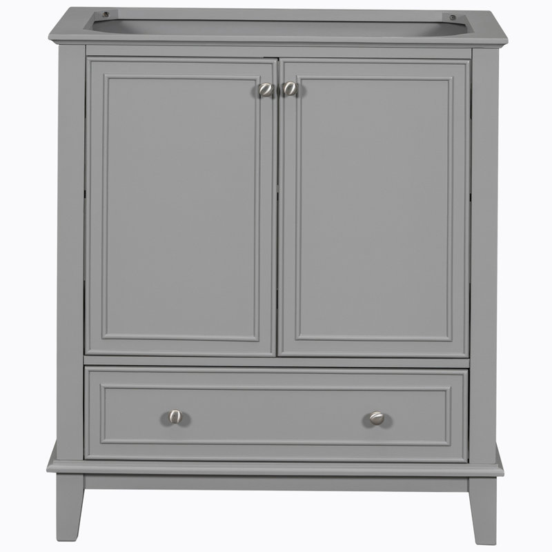 Base de meuble-lavabo simple 29,50 po seulement, Gris