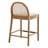 Modern Bar Stools Upholstered Counter Stools With Rattan Backrests And Wood Legs Kitchen Stools For Island-2019909507-2019909512