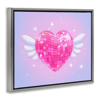 Cadre disco avec ailes flottantes, design par Stephanie Sanchez