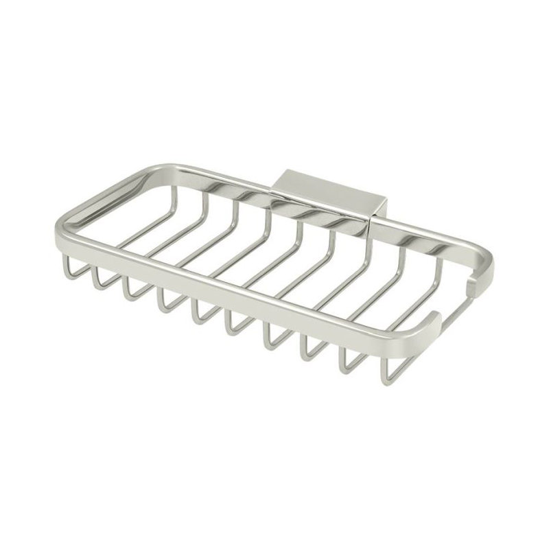 F952A7C5FF8743ABBCED4D0004105ADC Panier en métal, nickel poli 8 po x 4 po, Nickel poli