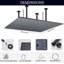 Rain Fixed Shower Head 2.5 GPM GPM with Temperature-based LED