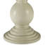Table d'appoint classique ronde blanche avec piédestal pour la chambre à coucher