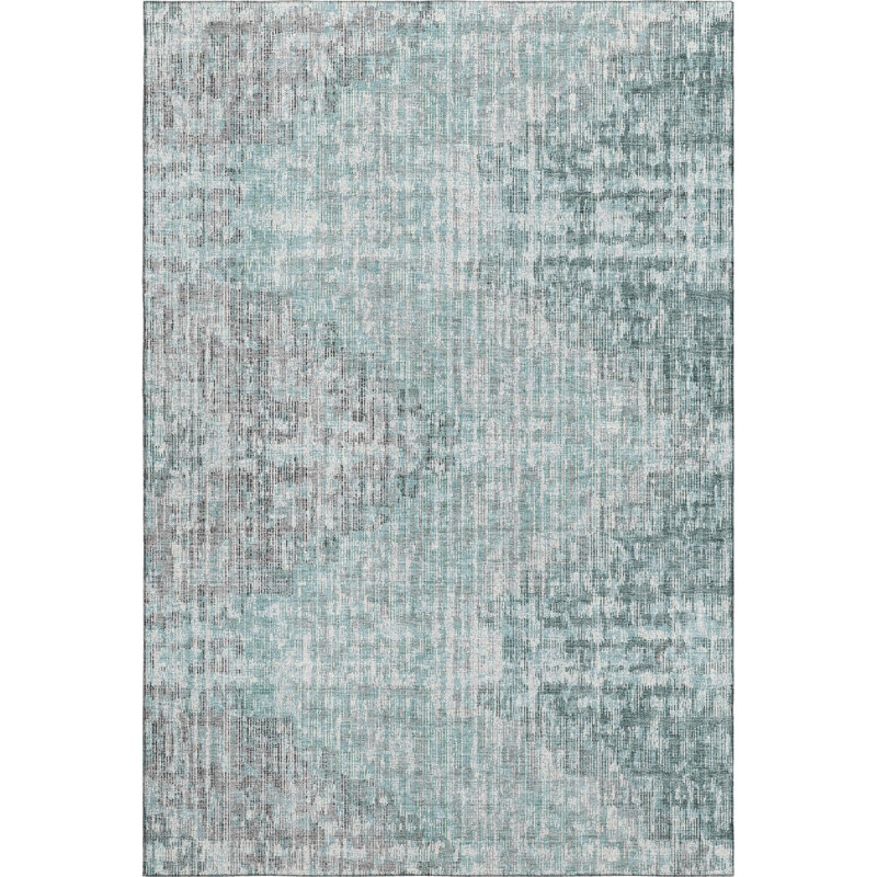Premium Machine Washable Ansley Geometric Rug, Rectangle 3' x 5'