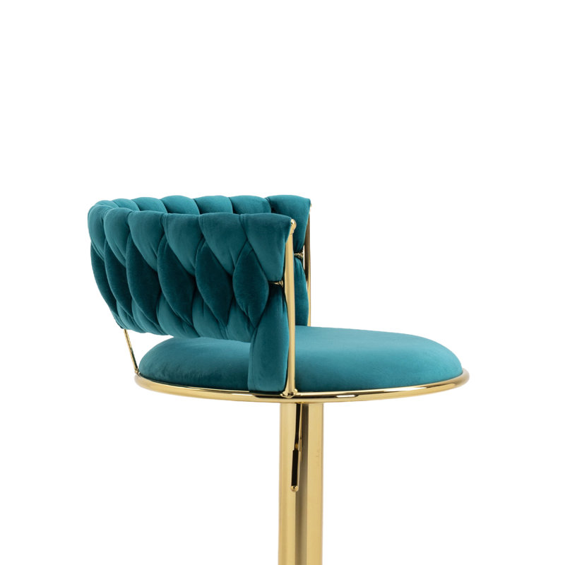 Tabouret Salette, Bleu sarcelle