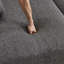 Canapé modulaire 110 po en chenille gris-500724845