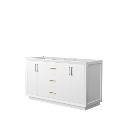 Strada 59.25'' Double Bathroom Vanity Base Only