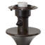 Lampe de sol d'extérieur en panier tressé 59,5 po Evert-29441492