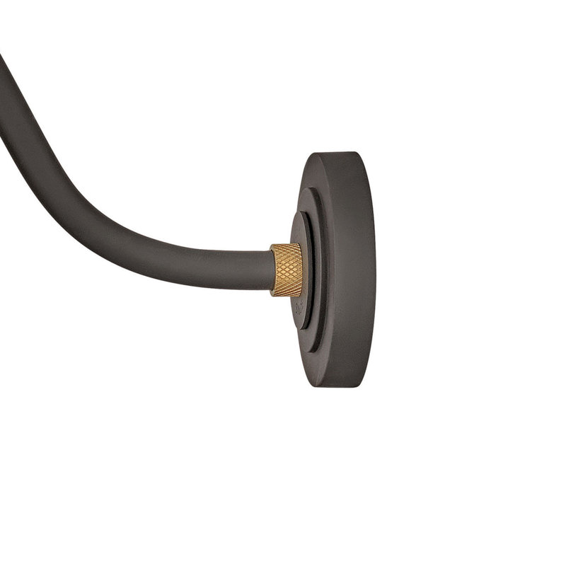 Foundry Wall Mount Outdoor Barn Light, 17" H x 12" W x 24" D, Black