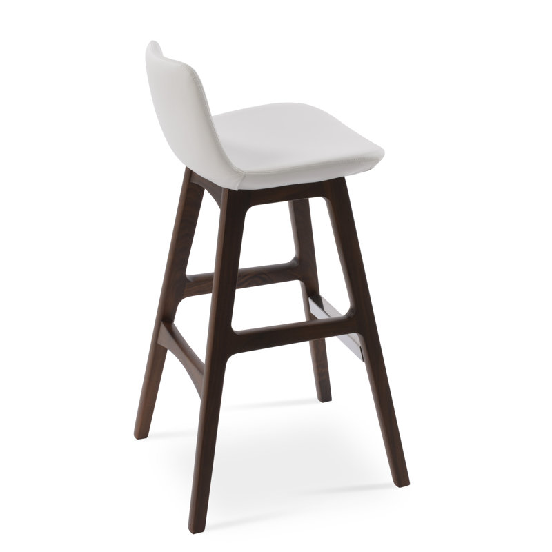 Tabouret de bar et de comptoir Napoli, Blanc, Tabouret de bar (siège d'une hauteur de 29 po)