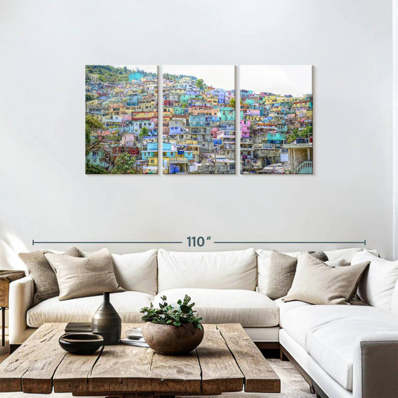 Senne Port-Au-Prince, H 36 po x l 74 po
