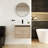 Larah 23.61 " W Wall Mounted 1 Single Vanity Bathroom Vanity With Resin Top-798385146