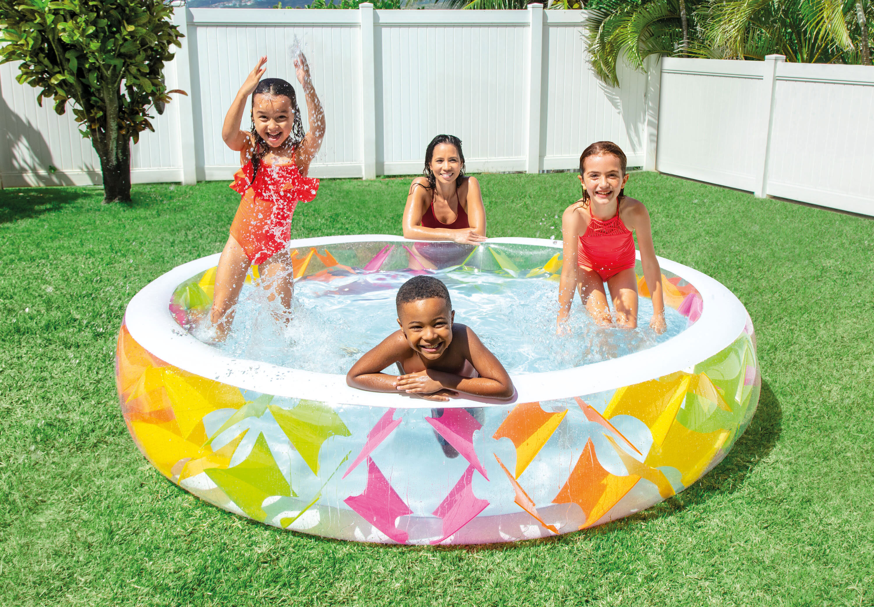 Pool Central 39 Inflatable 6-Panel Jumbo Beach Ball Swimming Pool Toy