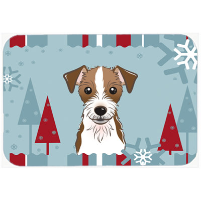 Tatig Jack Russell Terrier Glass Cutting Board
