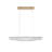 3000K LED Gold Modern Linear Pendant Light Fixture