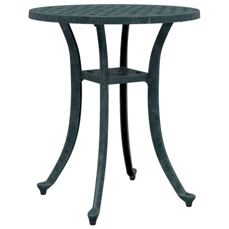 Table de patio vidaXL, Vert / vert