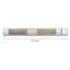 Gold Bar Electric Ceiling Mounted Patio Heater-936724357