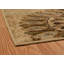 Tapis de zone ivoire/doré sundial Bahr-2031082192