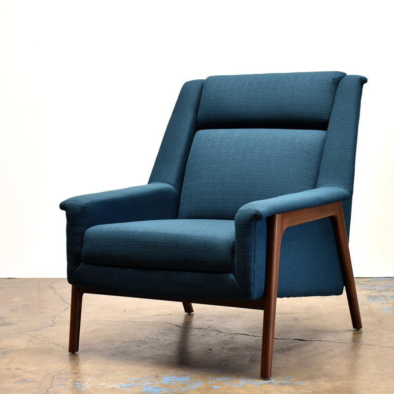 Fauteuil Owen, Polyester azur