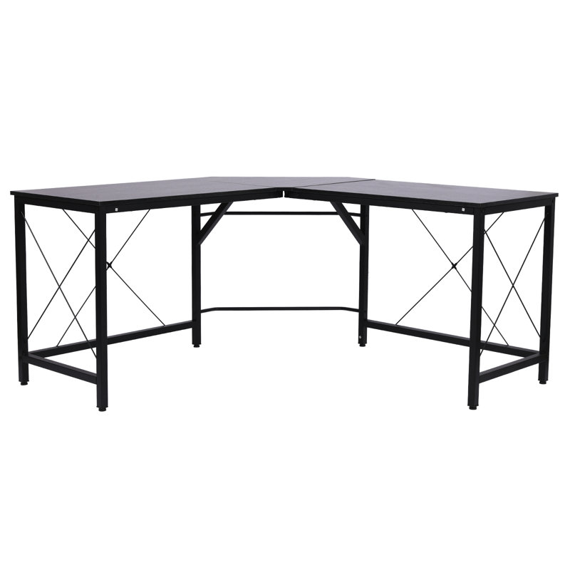 Bureau en L, Noir