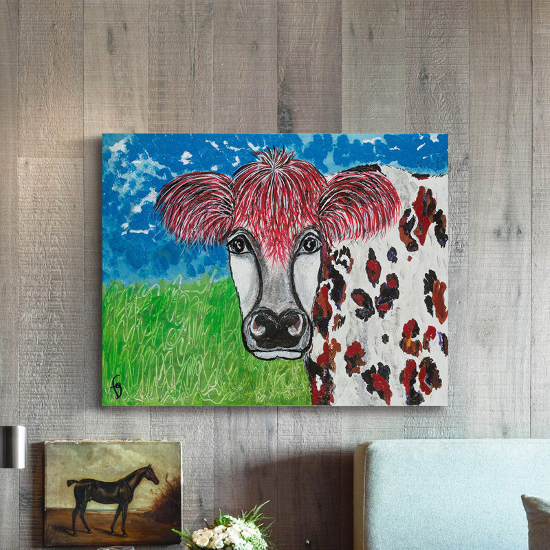 France Gilbert - Wrapped Canvas Painting, 76cm H x 99cm W