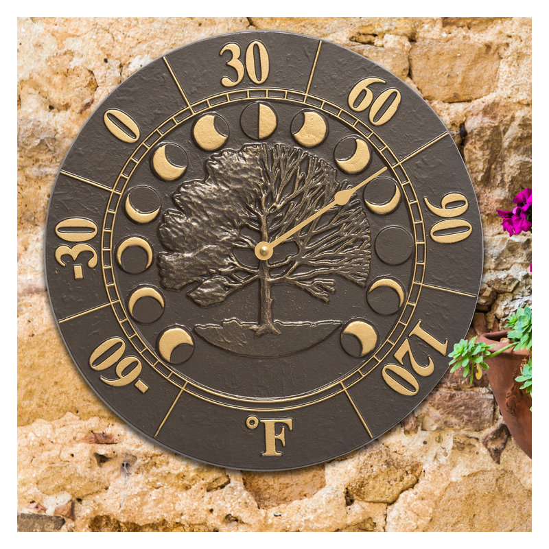 Thermomètre & saisons, Bronze français