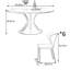 Ensemble de table ronde et de chaises haut de gamme-106645080