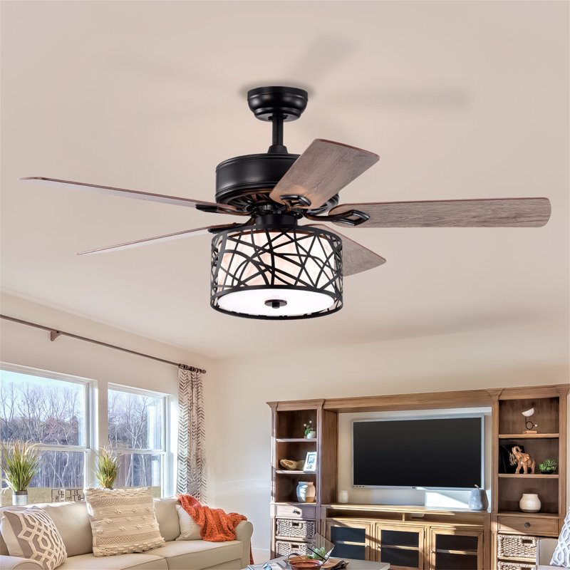 Kachri 52'' Ceiling Fan with Light Kit