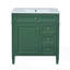 Meuble-lavabo de 30 po avec lavabo supérieur-665395096