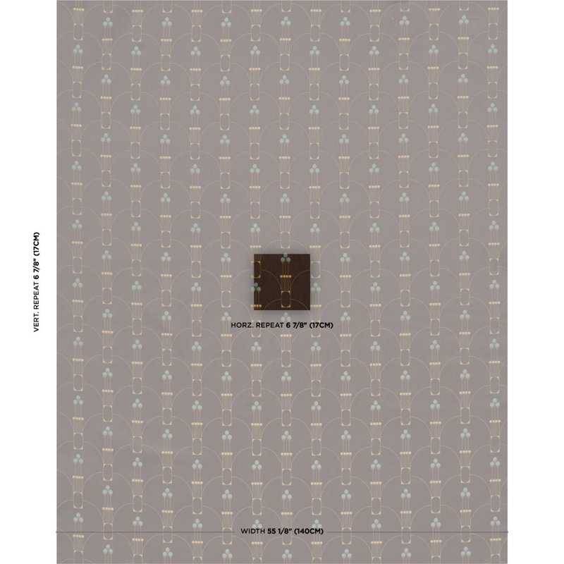Tissu festonné Swanson, Rouge