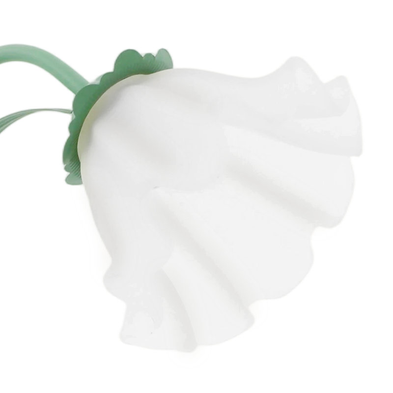 Lampe de table en métal sans abat-jour en verre Deangelia, Vert